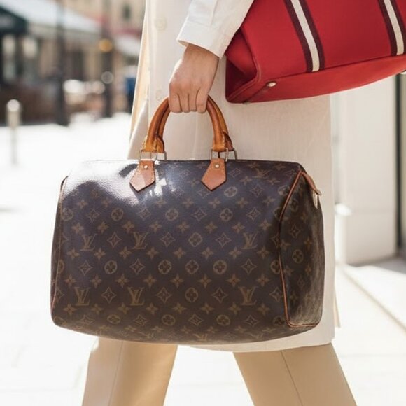 Louis Vuitton Handbags - Louis Vuitton Hand Bag Speedy 40 Browns